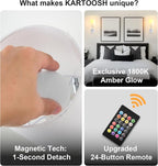 Battery Operated Wall Sconce Set of Two, Wireless Rechargeable Wall Light - Image 4