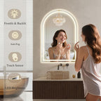 Arched LED Bathroom Mirrors - Image 6