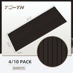 TO-TH Wood-Look Sound Panels, 4 Pack 47.2” x 23.6” Soundproof Wall Panels - Image 7