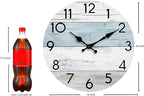 KECYET Wall Clock Silent Non-Ticking Wooden Clocks Battery Operated 16 Inch - Image 3