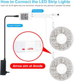 DAYBETTER Led Strip Lights 32.8 ft RGB Color Changing Lights Strip - Image 3
