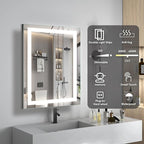 16×24 inches LED Bathroom Mirror, Bathroom Vanity Mirror - Image 2