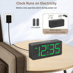 DreamSky Wooden Digital Alarm Clock - Image 2