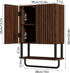 RUSTOWN Farmhouse Bathroom Wall Cabinet - Image 2