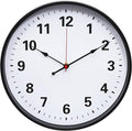 LEIKE Metal Wall Clock 12IN Black, Retro Silent Quartz Battery Operated by LEIKEWALLCLOCK