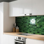 Art3d Peel and Stick Green Wall Tiles – 12"x12" Thicker Design Backsplash - Image 2