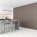8-Pack WPC Wall Panels 108’’ x 6.1’’ 3D Slat Wall Panel Acoustic Wall Paneling - Image 4