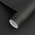 17"x120" Black Wallpaper Peel and Stick Contact Paper, Matte Black Wallpapers by ArthomeWALLDECOR