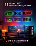 EASYERA 12" Digital Wall Clock for Classroom Livingroom Game Home Decor - Image 2
