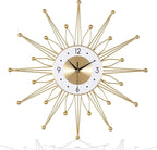 Lafocuse Silent 23 Inch Metal Large Gold Wall Clock - Image 5