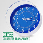 Wall Clock Modern Non-Ticking Battery Operated Silent Wall Clocks Simple Style - Image 5