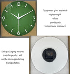XFM Large Green Wall Clock 24 Inch Simple Wall Clock s Battery Operated Modern - Image 7