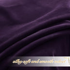 NICETOWN Purple Velvet Curtains 63 inches - Image 5