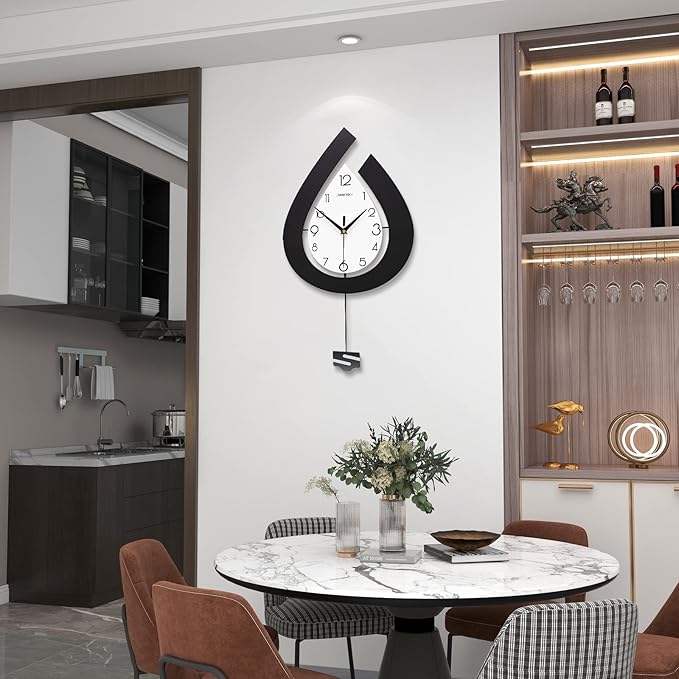 Large Wall Clock for Living Room Decor Big Decorative Pendulum Modern Wall - Image 3