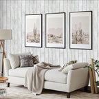 White Gray Wood Wallpaper 17.71 in X 393 in Peel and Stick Removable Decorative - Image 6