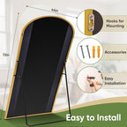 Full Length Mirror, Oversized Floor Mirrors, Leaning Free Standing Mirrors - Image 7