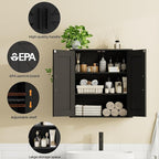 Homleke Bathroom Wall Cabinet, Over Toilet Storage Cabinet - Image 4