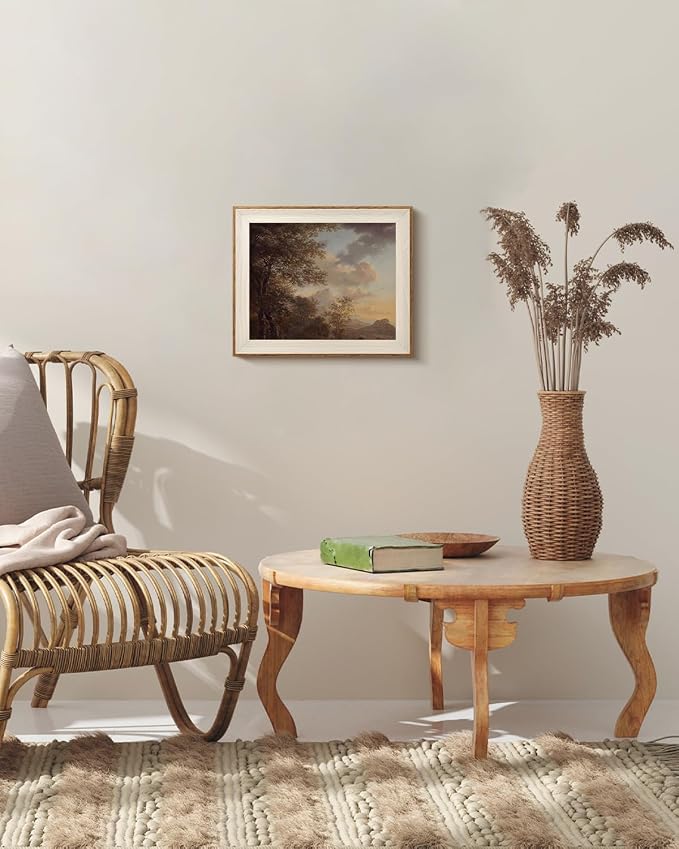 VIYYIEA Framed Wall Art for Living Room, Natural Canvas Prints, Vintage Home - Image 5