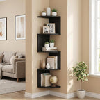 Corner Shelf Wall Mount, 5-Tier Floating Corner Bookshelf - Image 6