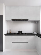 Heroad Peel and Stick Wallpaper Wood Contact Paper Wood Wallpaper Light Grey - Image 5