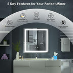 LED Lighted Bathroom Mirror - Image 2