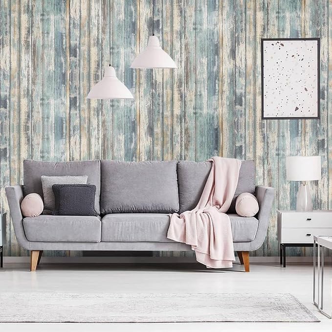 Arthome11x100'' Rustic Wood Contact Paper Peel and Stick Self-Adhesive Wallpaper - Image 3