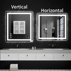 LED Bathroom Mirrors 32"x36" Bathroom Mirror - Image 9