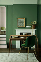 Safiyya 118"x17.7" Olive Green Peel and Stick Wallpaper Solid Color Dark Green - Image 3