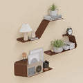 Sttoraboks Floating Wall Shelves Set of 3, Metal Mounted Shelf by Sttoraboks