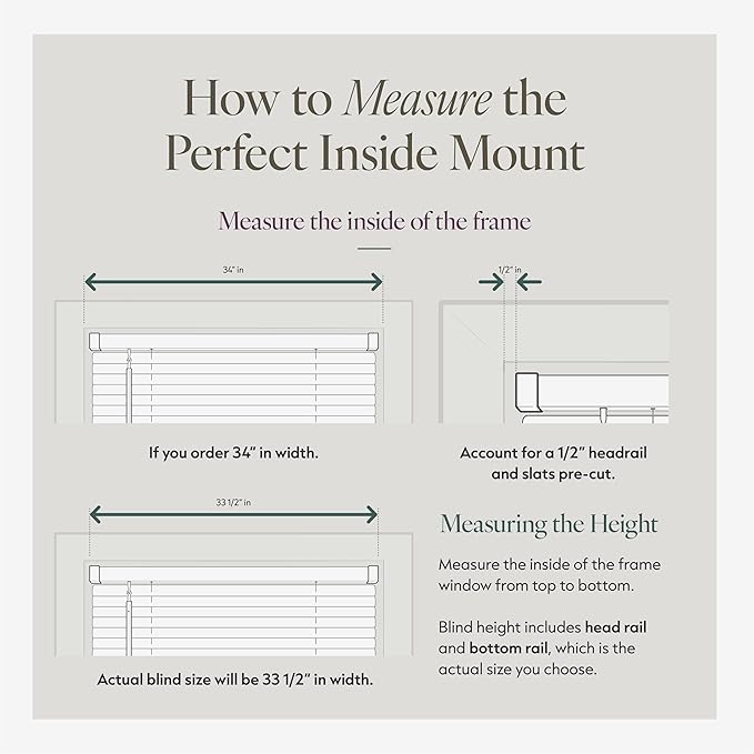 CHICOLOGY Cordless Mini Blinds, 1 Inch Vinyl Window Blinds, Room Darkening & - Image 8