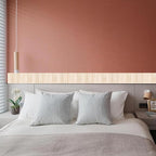 HOMETITUTE Wallpaper Border Peel and Stick Wall Border Beige Bamboo Texture - Image 4