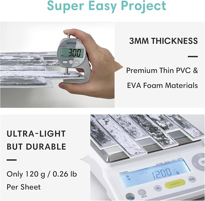 Commomy Faux Brick 3D Wall Panels - Image 6
