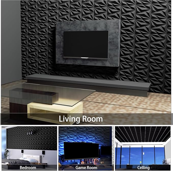 Heikki 30 Pack 3D Wall Panel for Interior Wall Décor, PVC Flower Textured Wall - Image 7