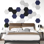 12 Pack Self-adhesive Acoustic Panels 12" X 10" X 0.4" -Sound Proof Foam Panels - Image 7