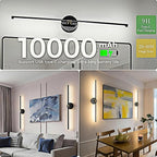 Battery Operated Wall Sconce Set of 2: 10000mAh Wireless Sconces Rechargeable - Image 3