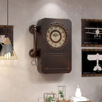 Abdurey Retro Old Telephone Wall Clock - Image 6