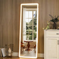 GLSLAND LED Full Length Mirror 60"x16" Floor Mirror by GLSLAND