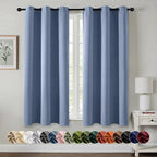 MIULEE Blackout Curtains for Bedroom Living Room 2 Panels, Thermal Insulated by MIULEE