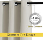 NICETOWN Natural Blackout Living Room Curtain - Image 3