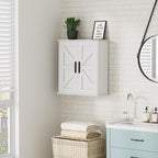 Homleke Bathroom Wall Cabinet, Over Toilet Storage Cabinet - Image 2