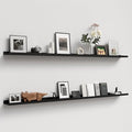 Boswillon 70.9 Inches Long Floating Shelves, 2 Set Modern Wall Shelf by Boswillon