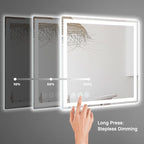 Memobarco LED Bathroom Mirror 24"x 24" - Image 5