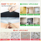 Arch Magnetic Wall Decal 39.3x17.5 Inch Milk Tea Magnetic Chalk Board Sticker - Image 5