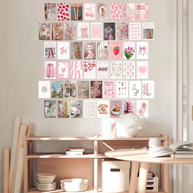 KBKBART 50Pcs Pink Coquette Room Decor Aesthetic Pictures, Cute Pictures Trendy - Image 4