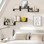 SRIWATANA Floating Shelves for Wall, Wall Shelves for Bathroom, Living Room - Image 2