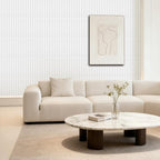Qidejoy 33 Pcs 3D PVC Slat Wall Panels 12X12in Fluted Textured Paneling Modern - Image 7