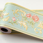 AbaBoorty 394"X4.1" Green Floral Wallpaper Border Decor Peel and Stick Wall by AbaBoorty