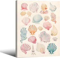 Pink Seashell Posters Coastal Cowgirl Canvas Wall Art Beach House Starfish by Unknown