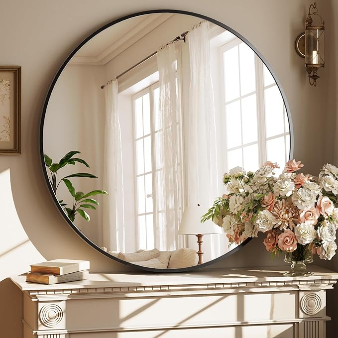 XRAMFY 40 Inch Round Mirror by XRAMFY