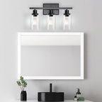 Ascher Bathroom Vanity Light Fixtures, 3 Light Wall Sconces Lighting - Image 7
